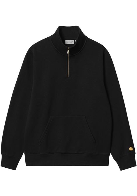 chase neck zip sweatshirt man black CARHARTT WIP | I03366500F.XX